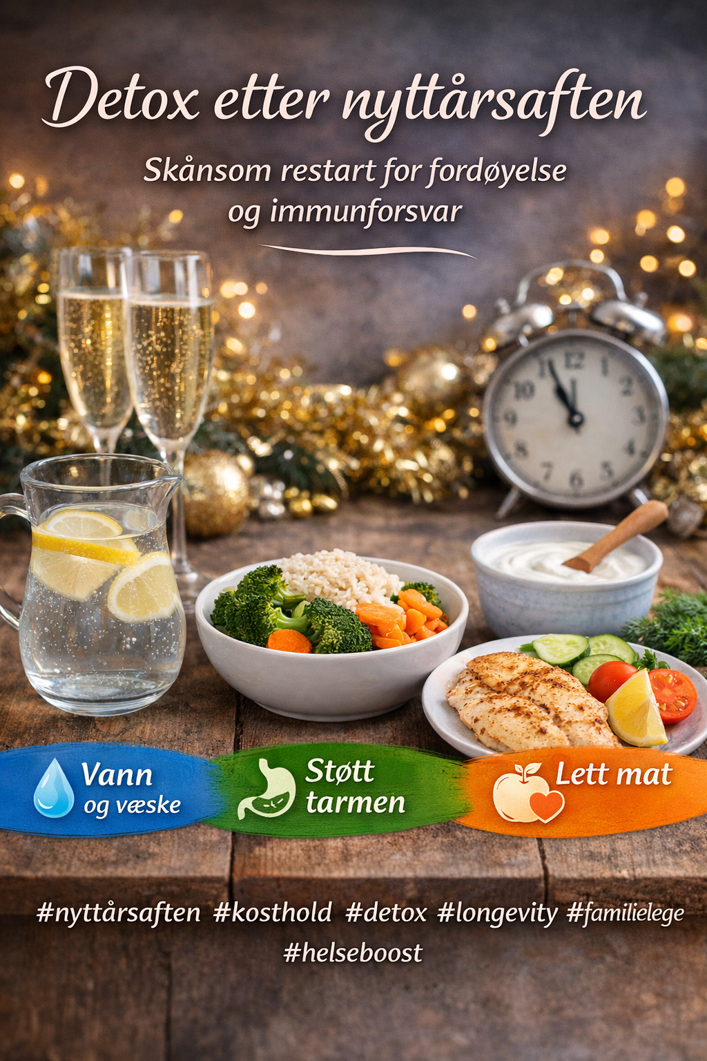 detox etter nyttårsaften